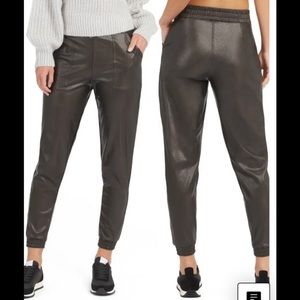 Spanx Faux Leather Joggers
